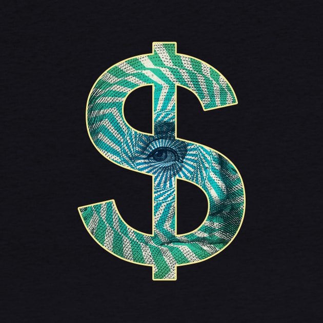 Seeing Eye Dollars Money by Goldquills